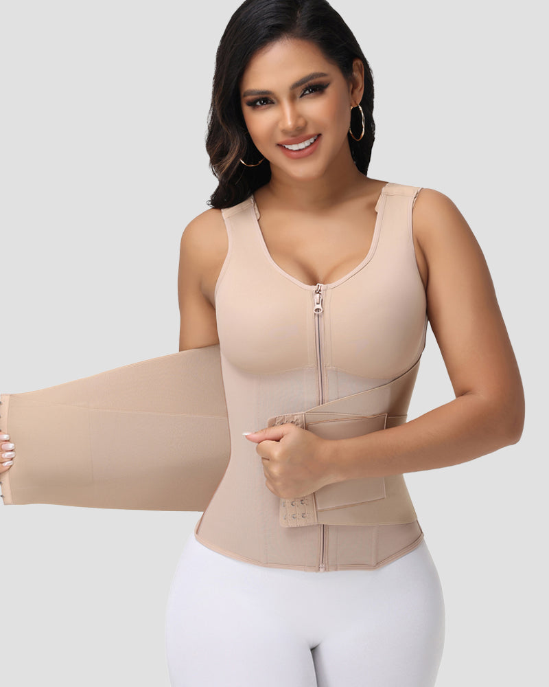 Formivelle Fajas Colombianas Double Compression Waist Trainer Vest
