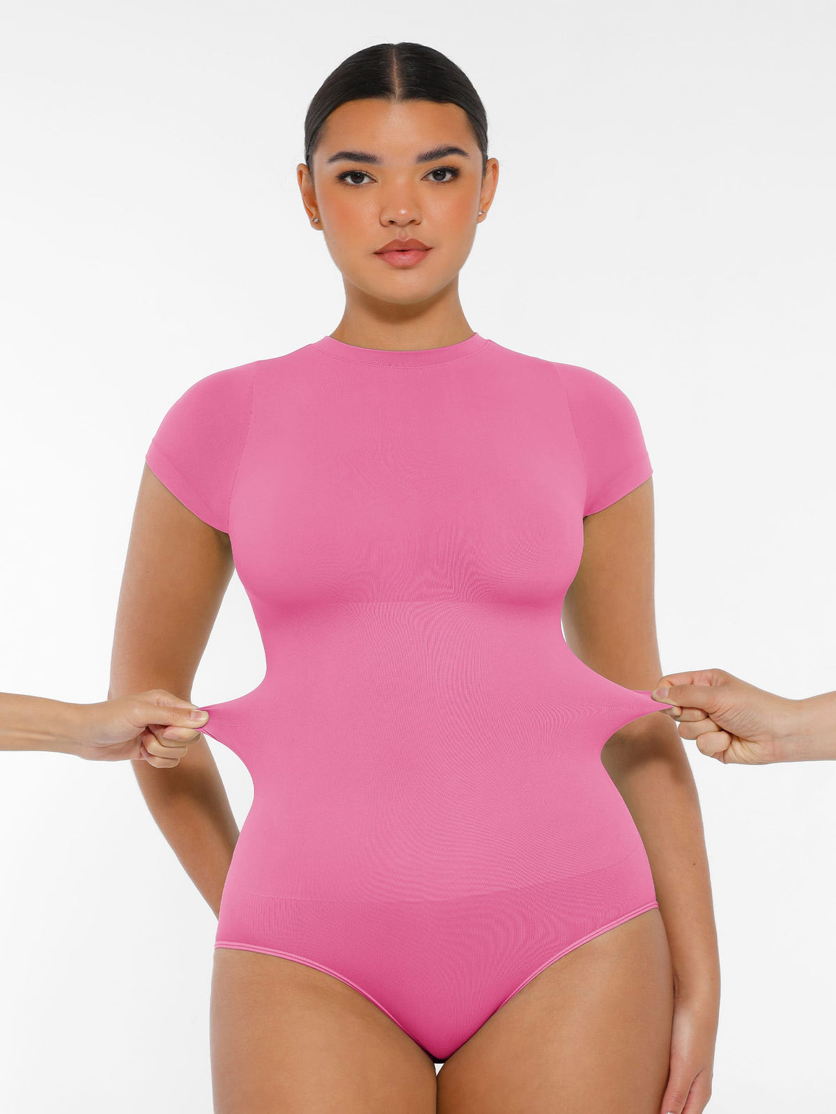 Formivelle Short Sleeve Seamless Ultra-Soft Crew Neck Bodysuit