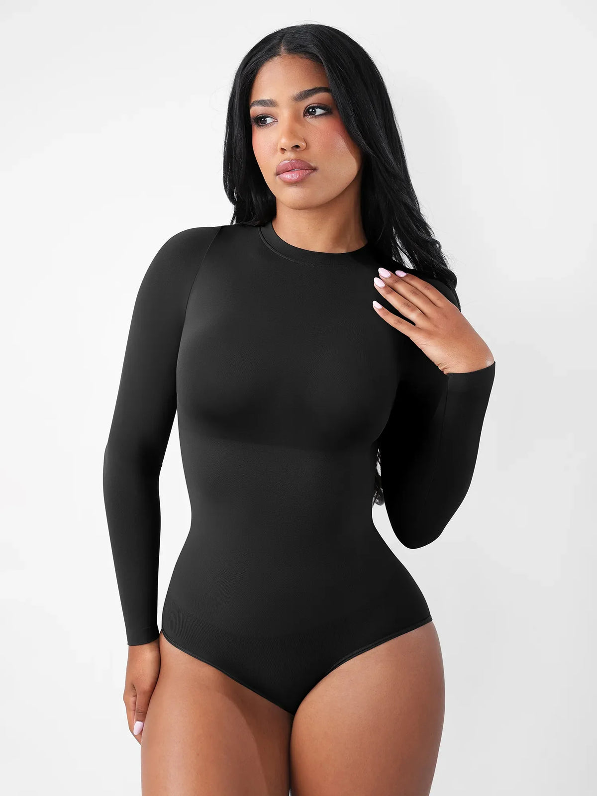 Formivelle Long Sleeves Seamless Ultra-Soft Crew Neck Bodysuit