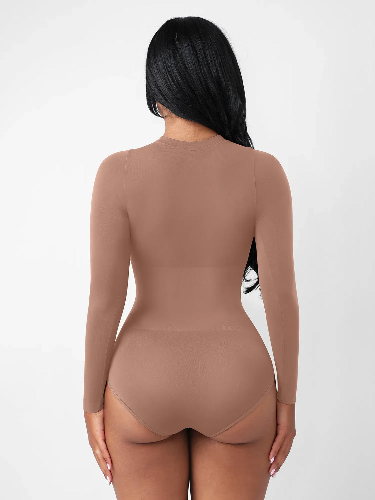 Formivelle Long Sleeves Seamless Ultra-Soft Crew Neck Bodysuit
