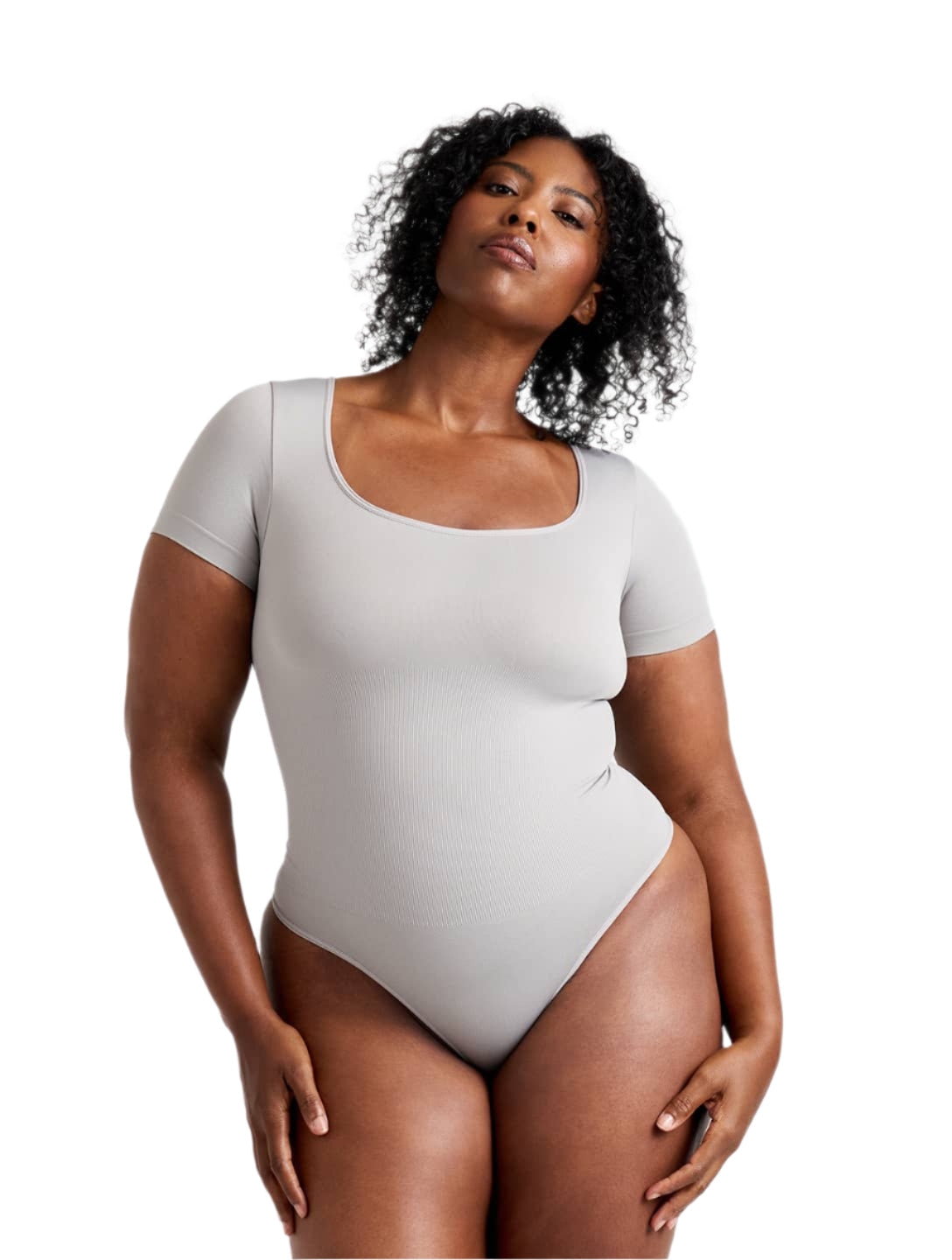 Formivelle Square Neck Thong Bodysuit