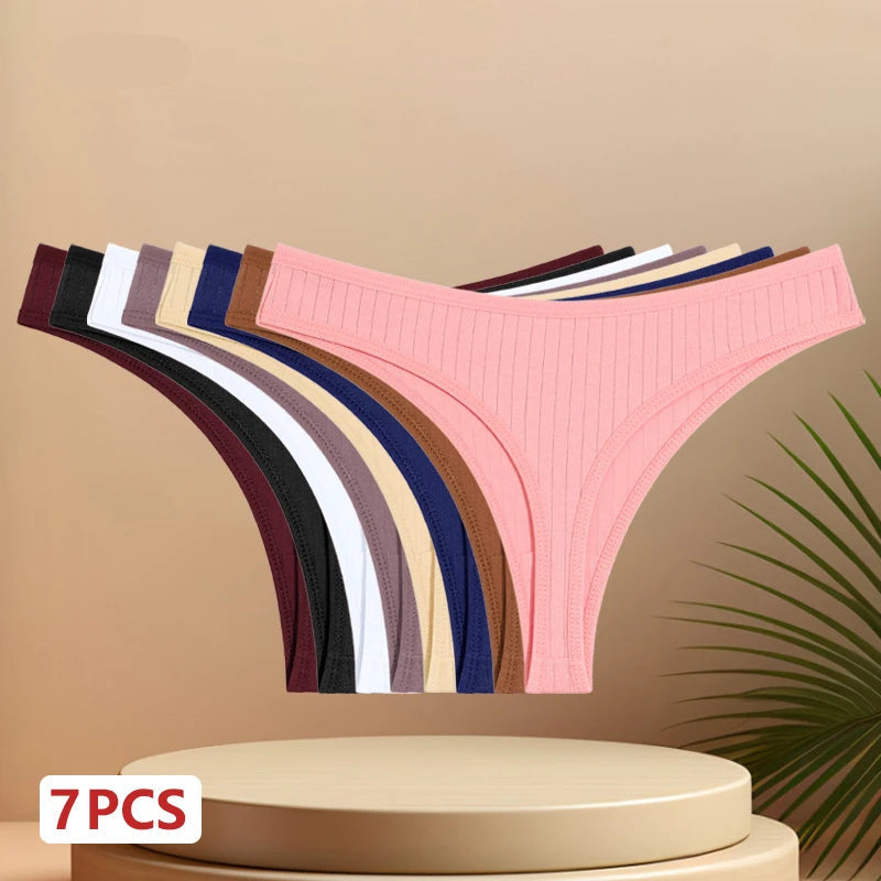 formivelle-cotton-everyday-low-rise-thong-7-pack