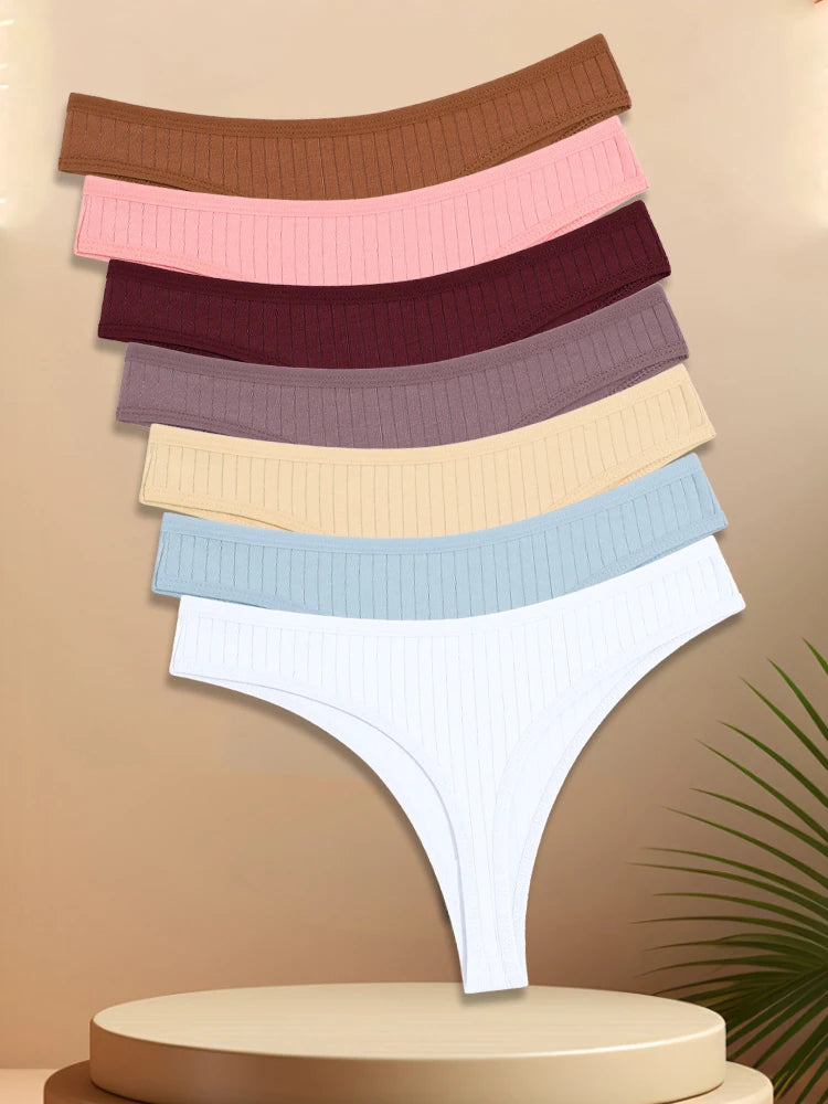 formivelle-cotton-everyday-low-rise-thong-7-pack