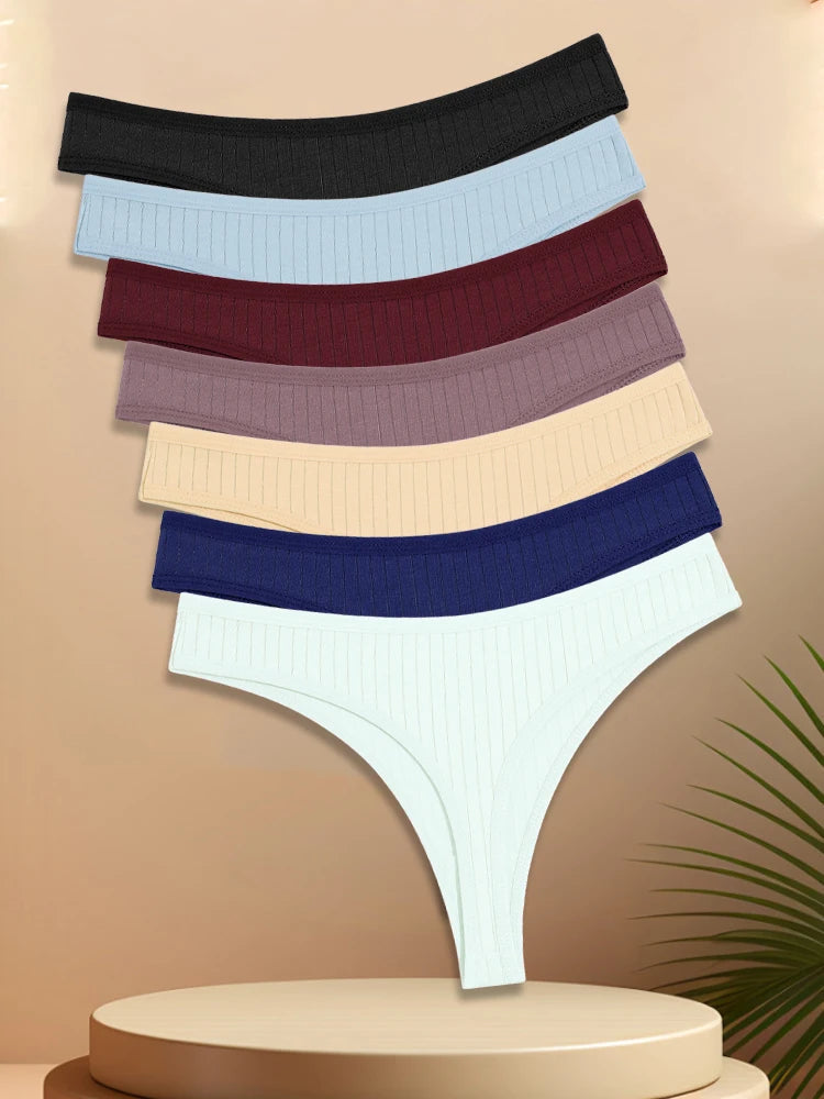 formivelle-cotton-everyday-low-rise-thong-7-pack