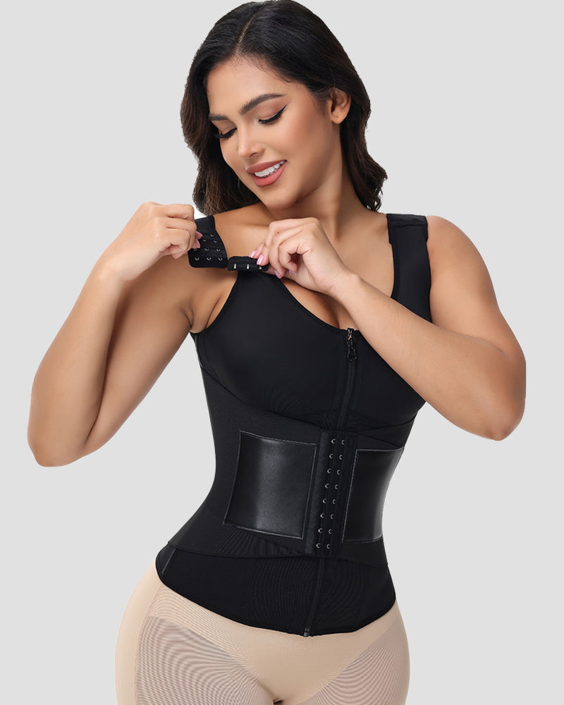 Formivelle Fajas Colombianas Double Compression Waist Trainer Vest
