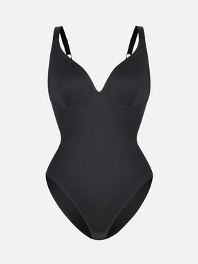 Formivelle V Neck Tummy Control Shaping Bodysuit