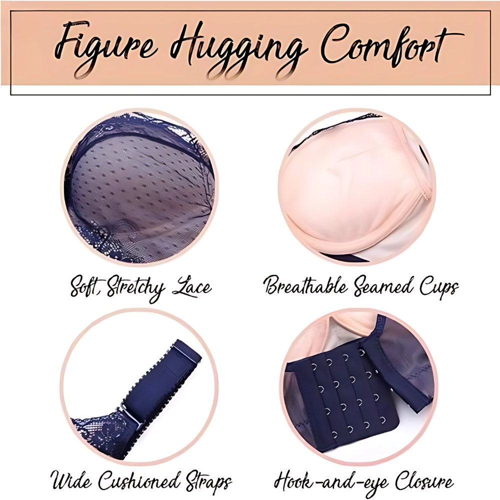 Formivelle Full Coverage Push Up Lace Bra