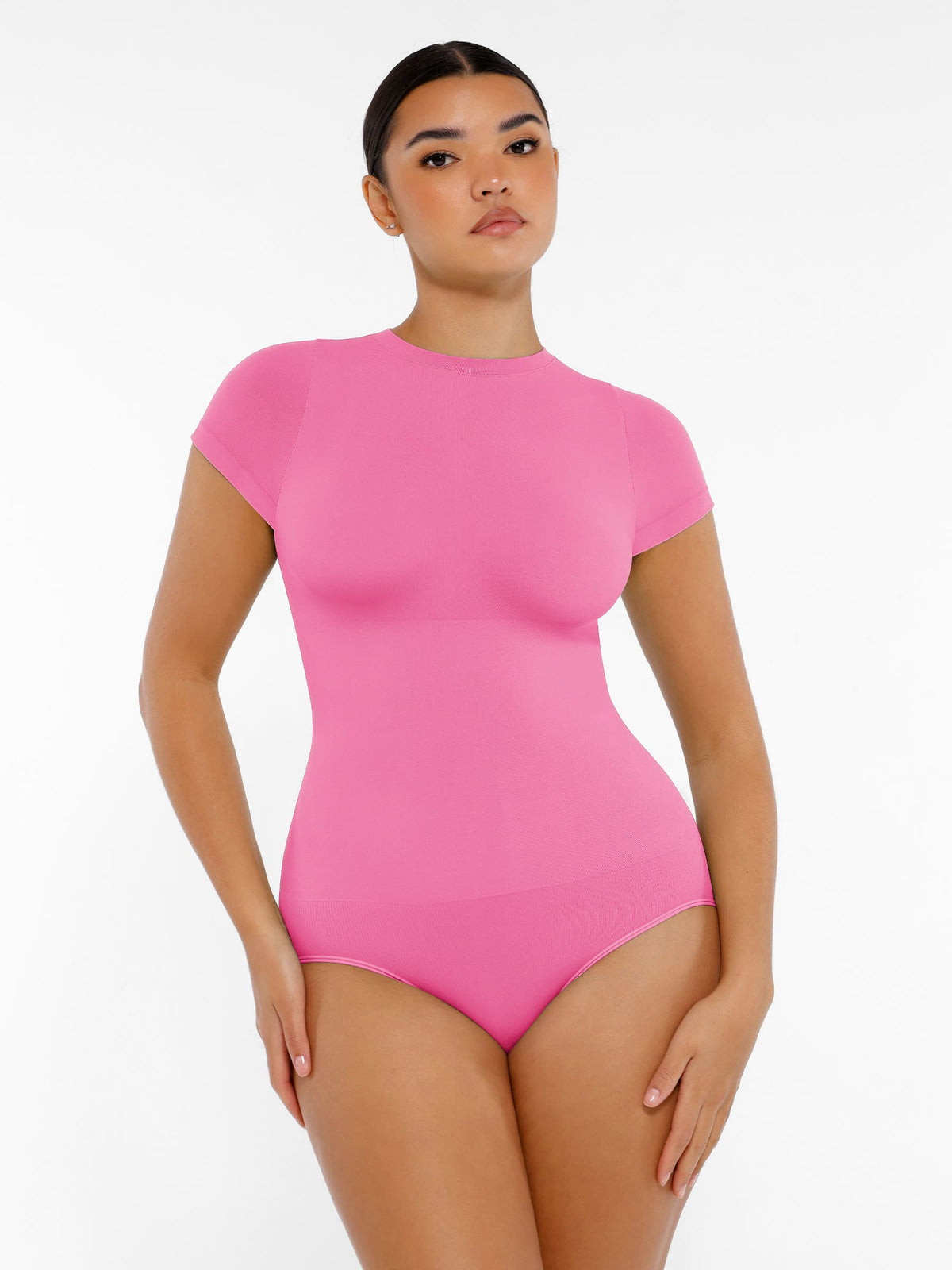Formivelle Short Sleeve Seamless Ultra-Soft Crew Neck Bodysuit