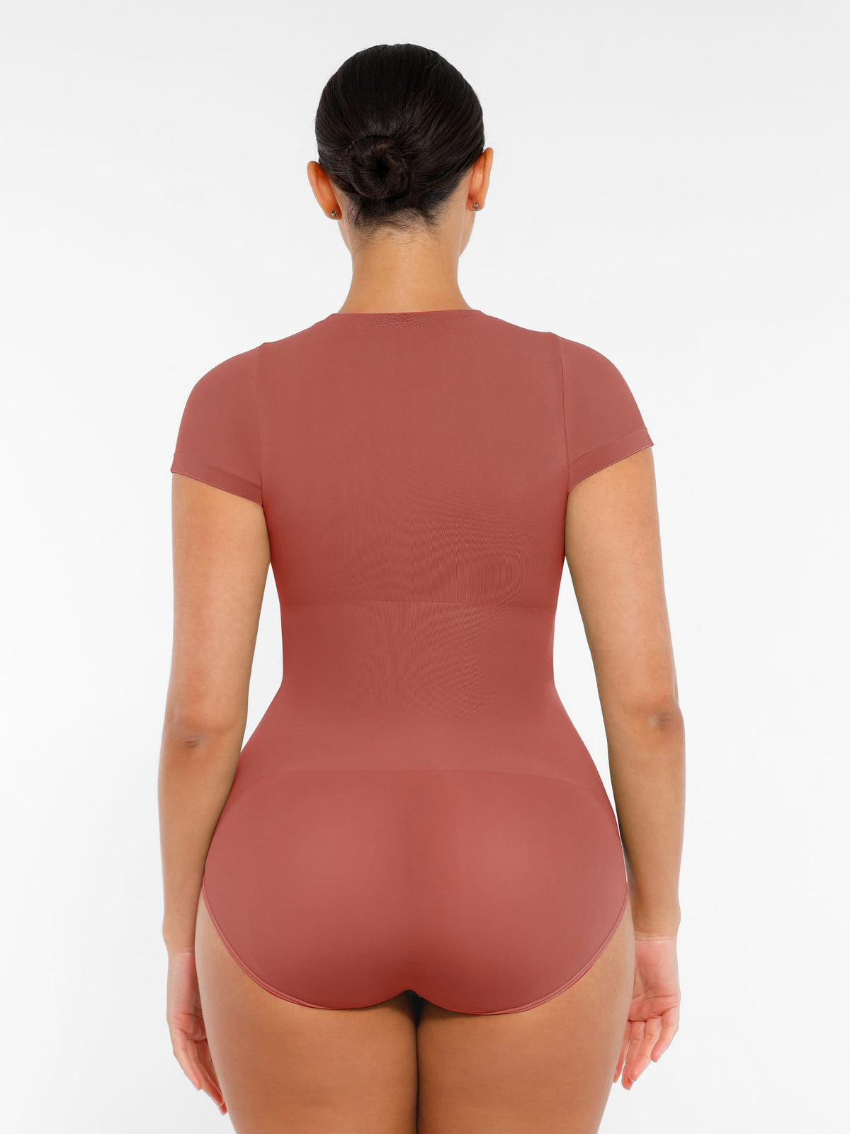 Formivelle Short Sleeve Seamless Ultra-Soft Crew Neck Bodysuit
