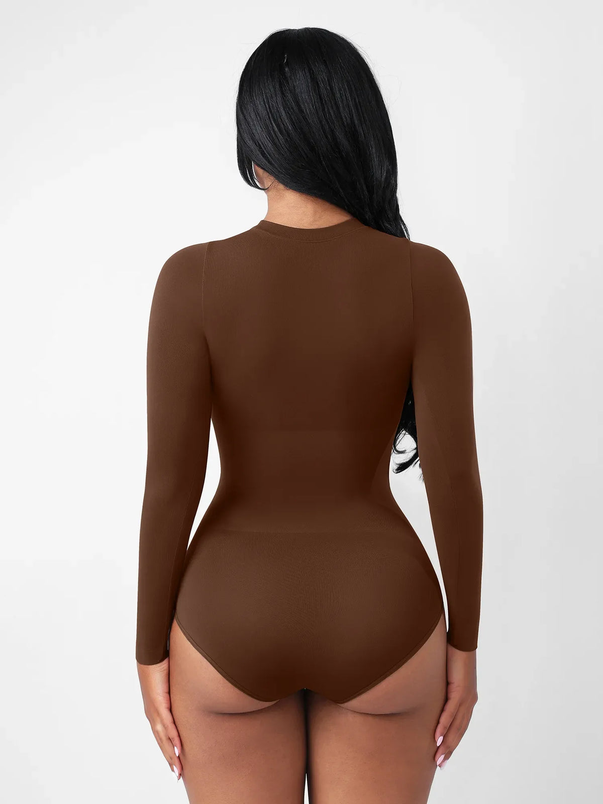 Formivelle Long Sleeves Seamless Ultra-Soft Crew Neck Bodysuit
