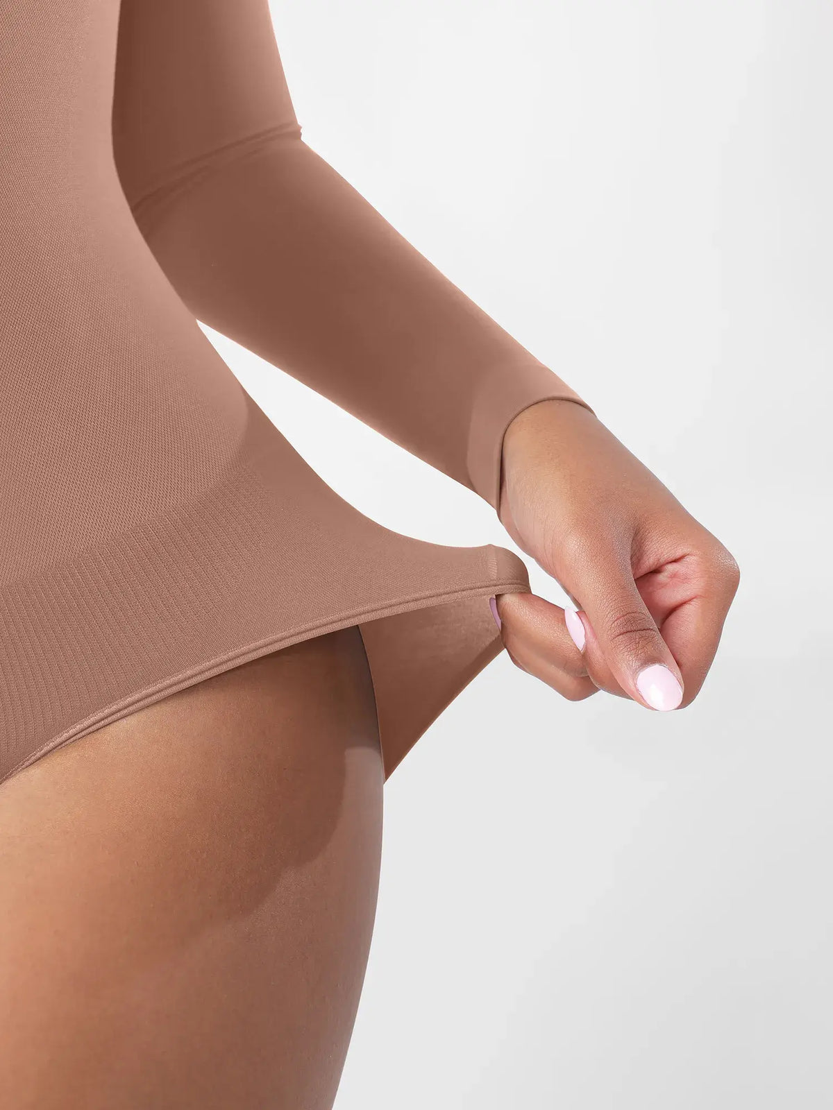 Formivelle Long Sleeves Seamless Ultra-Soft Crew Neck Bodysuit