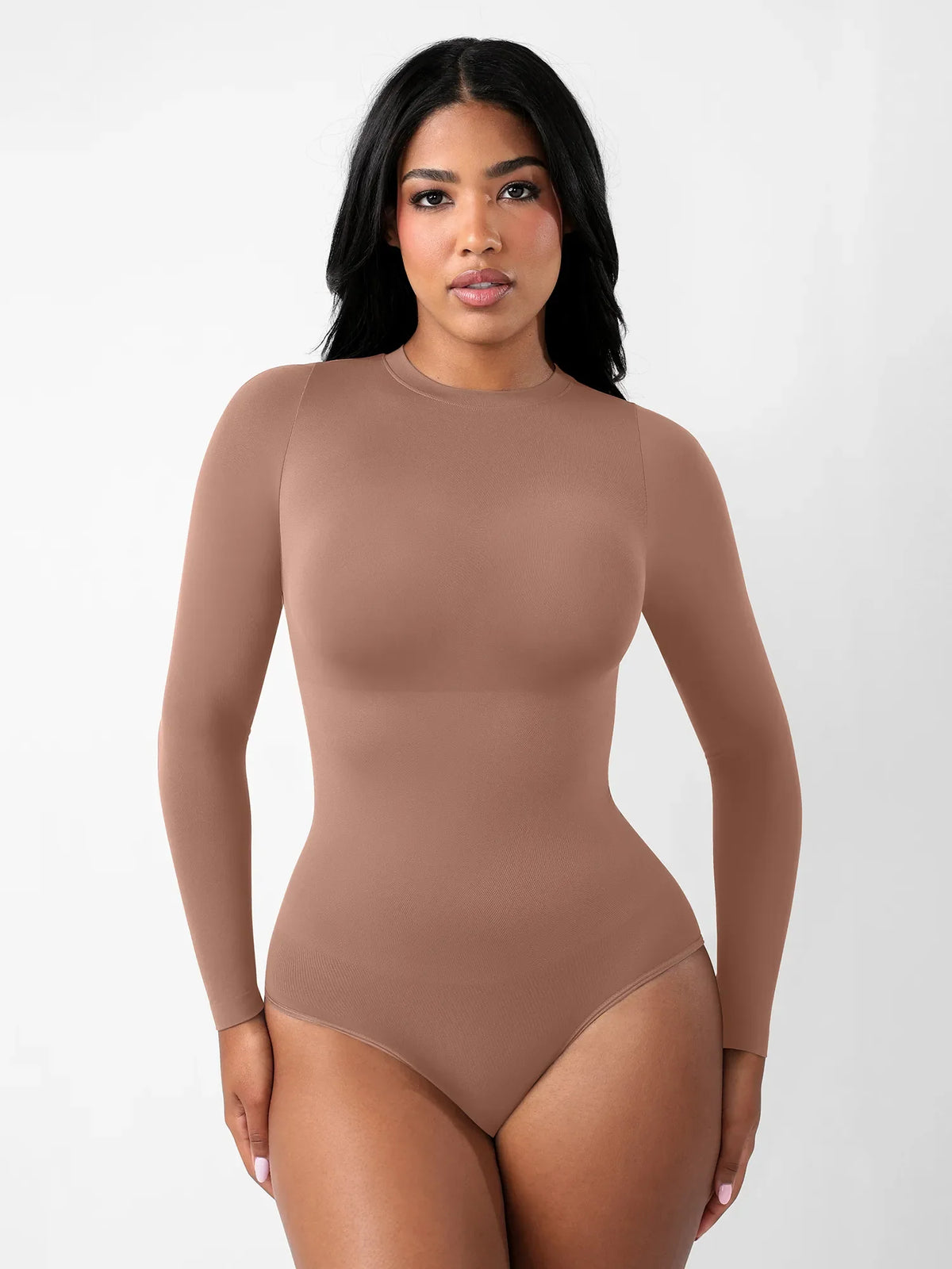 Formivelle Long Sleeves Seamless Ultra-Soft Crew Neck Bodysuit
