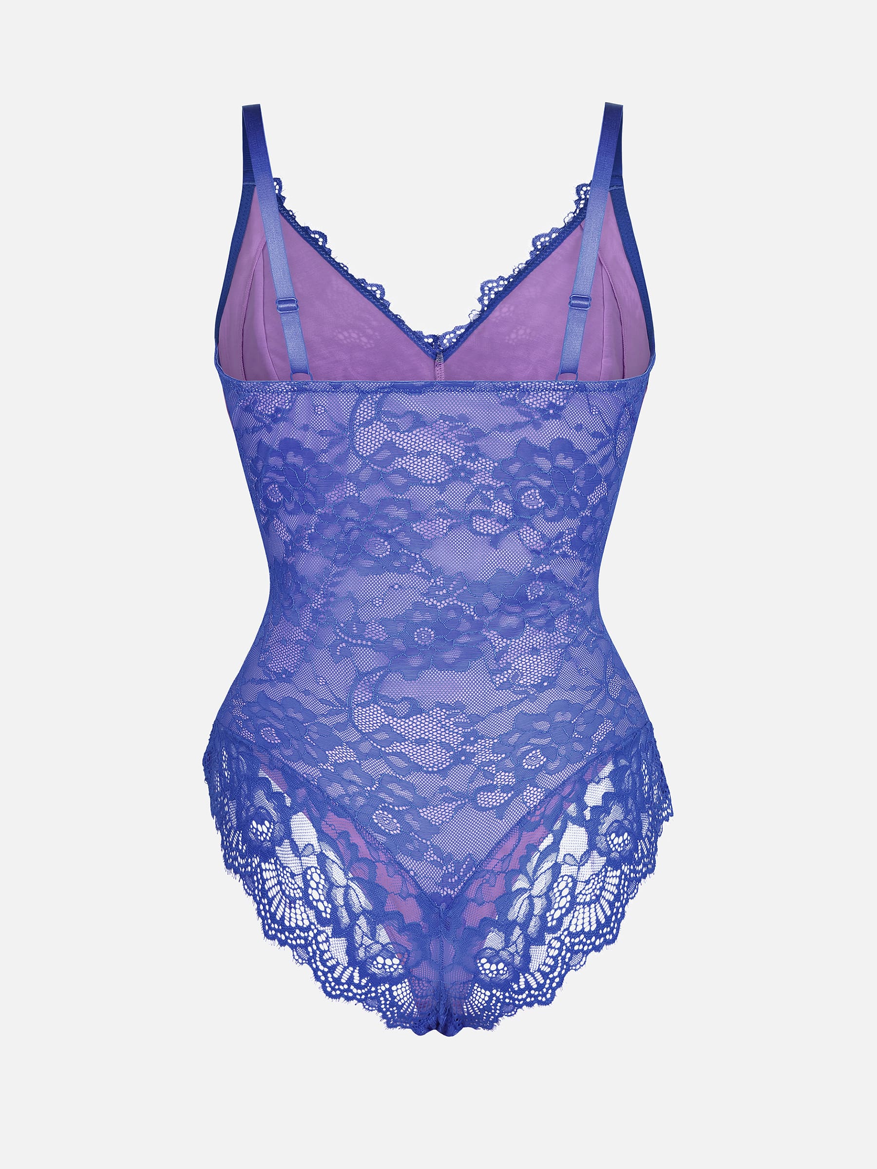 Formivelle Lace V Neck Full Bodysuit