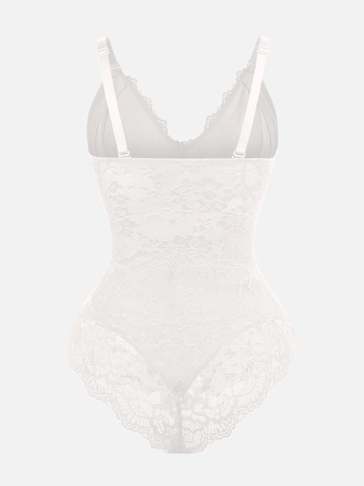 Formivelle Lace V Neck Full Bodysuit