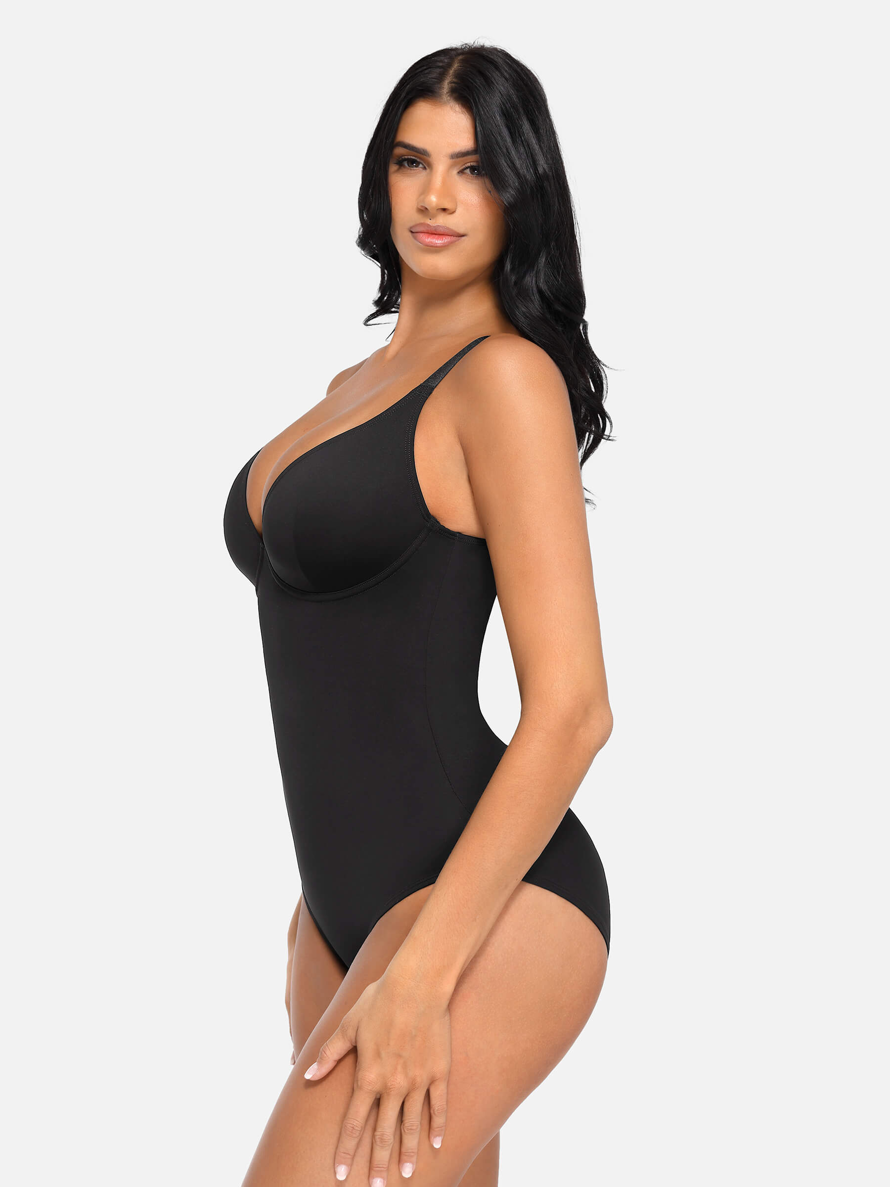 Formivelle V Neck Tummy Control Shaping Bodysuit