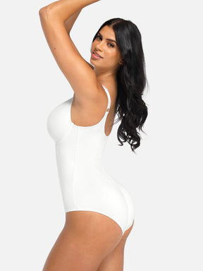 Formivelle V Neck Tummy Control Shaping Bodysuit