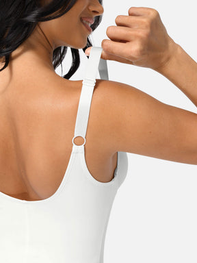 Formivelle V Neck Tummy Control Shaping Bodysuit