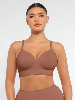 Formivelle Wireless Push-Up Seamless Comfort Full Coverage Bra