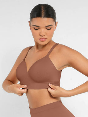 Formivelle Wireless Push-Up Seamless Comfort Full Coverage Bra