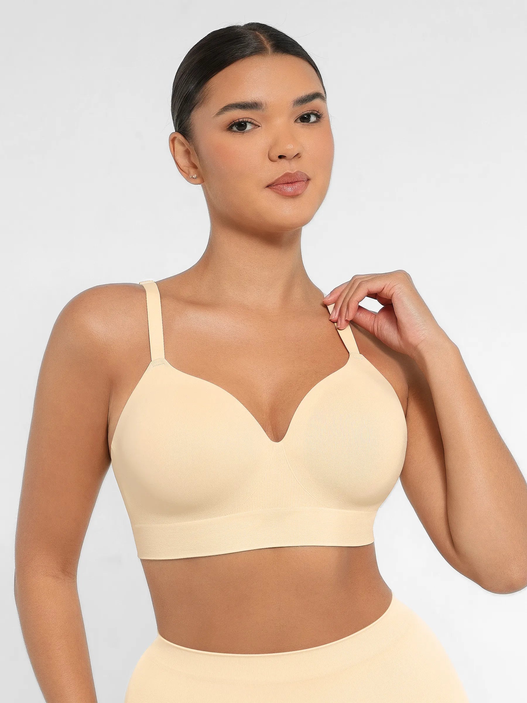 Formivelle Wireless Push-Up Seamless Comfort Full Coverage Bra