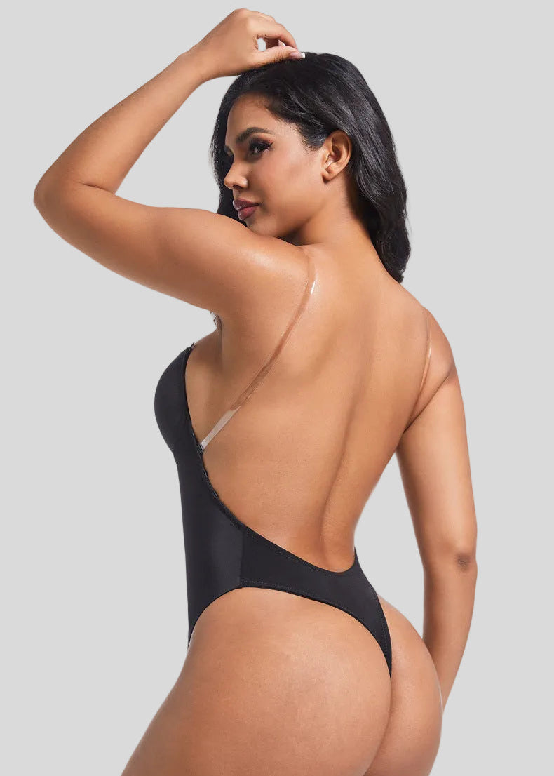 Formivelle Backless Thong Bodysuit Bra