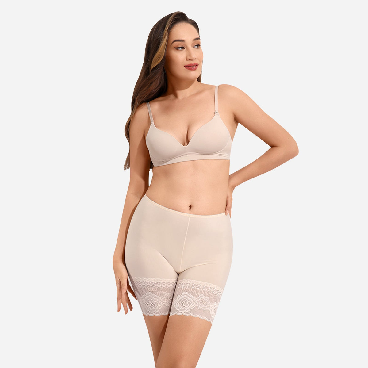 Formivelle Elastic Anti Chafing Lace Shorts