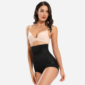 Formivelle High Waisted Tummy Control Shapewear Briefs Black
