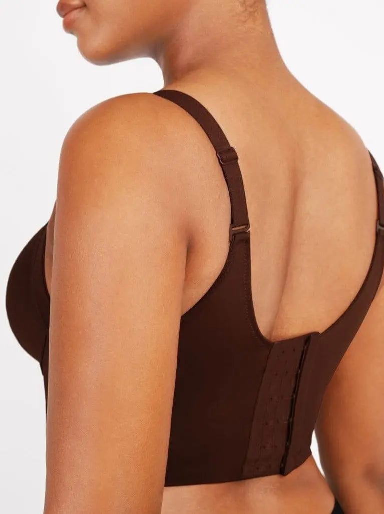 Formivelle Adjustable Deep Cut Wireless Push Up Shaper Bra