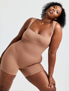 Formivelle Square Neck Shapewear Jumpsuit