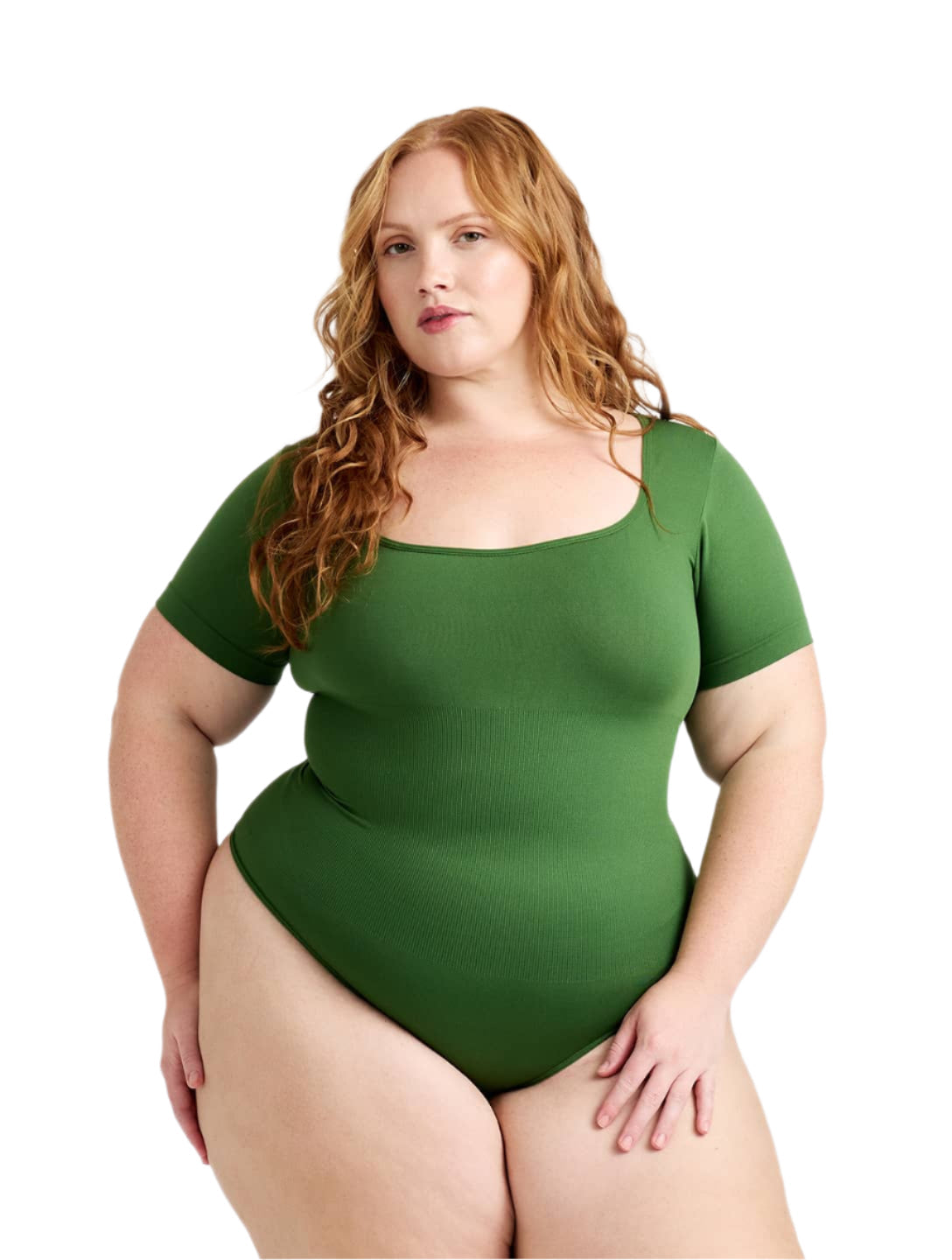 Formivelle Square Neck Thong Bodysuit