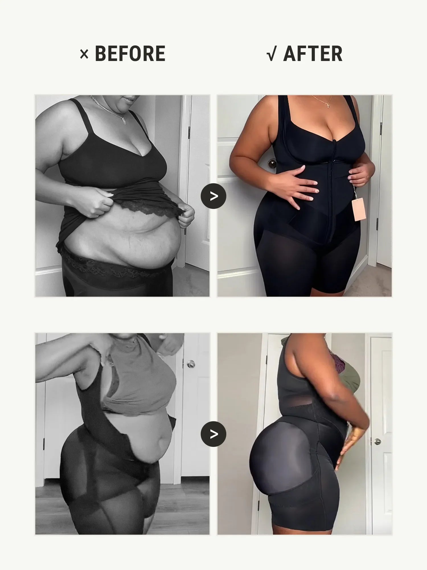 Formivelle U-Shaped Faja Tummy Control Butt Lift Bodysuit