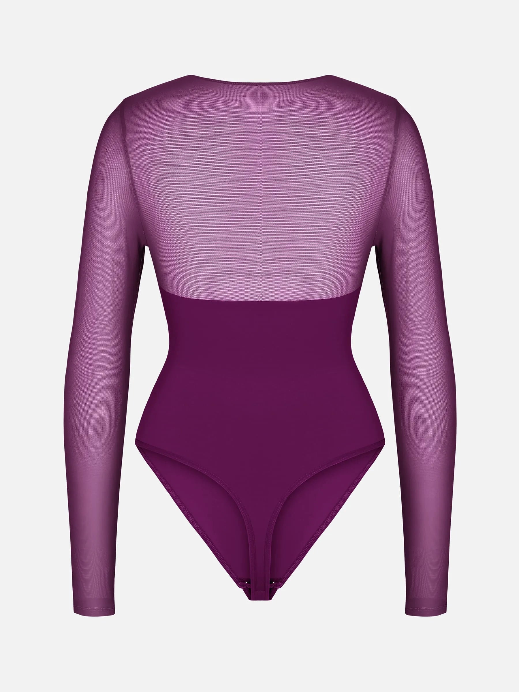Formivelle Mesh Panel V-Neck Bodysuit