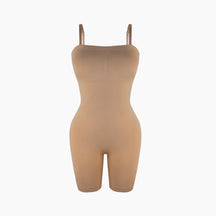 Beige Formivelle convertible strapless sculpting bodysuit with adjustable straps