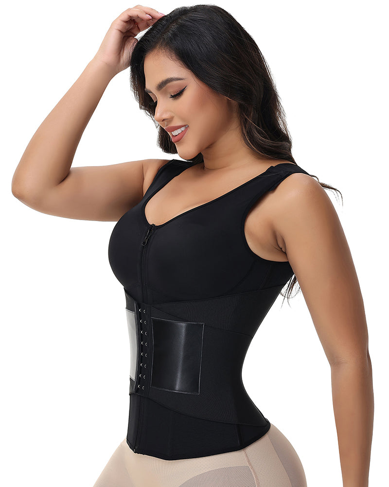 Formivelle Fajas Colombianas Double Compression Waist Trainer Vest