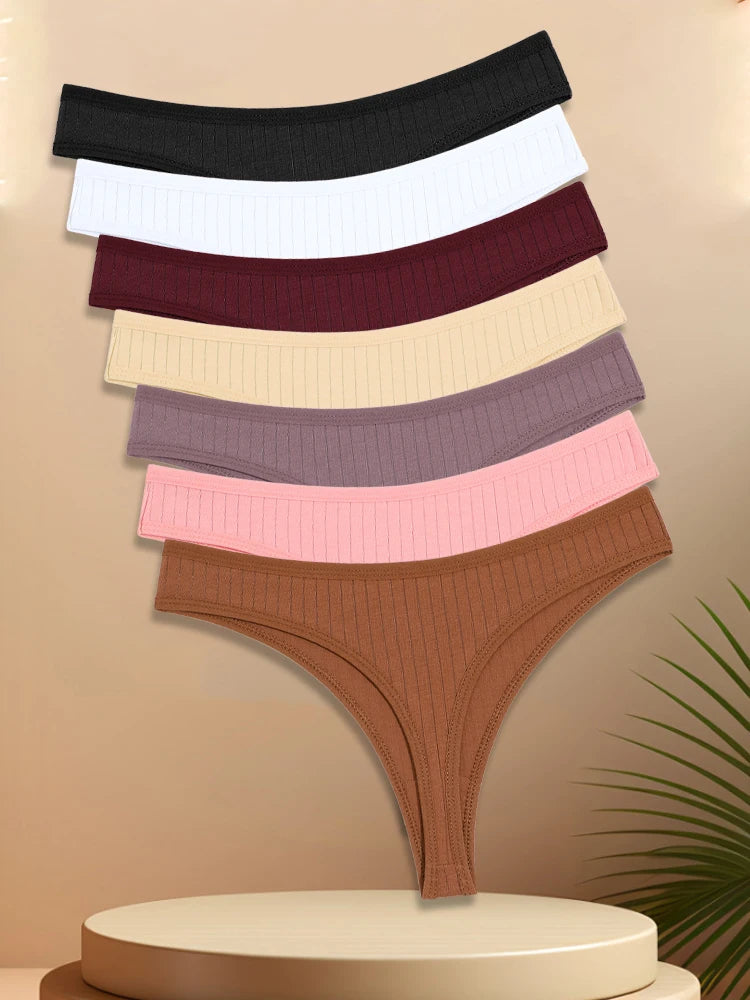 formivelle-cotton-everyday-low-rise-thong-7-pack