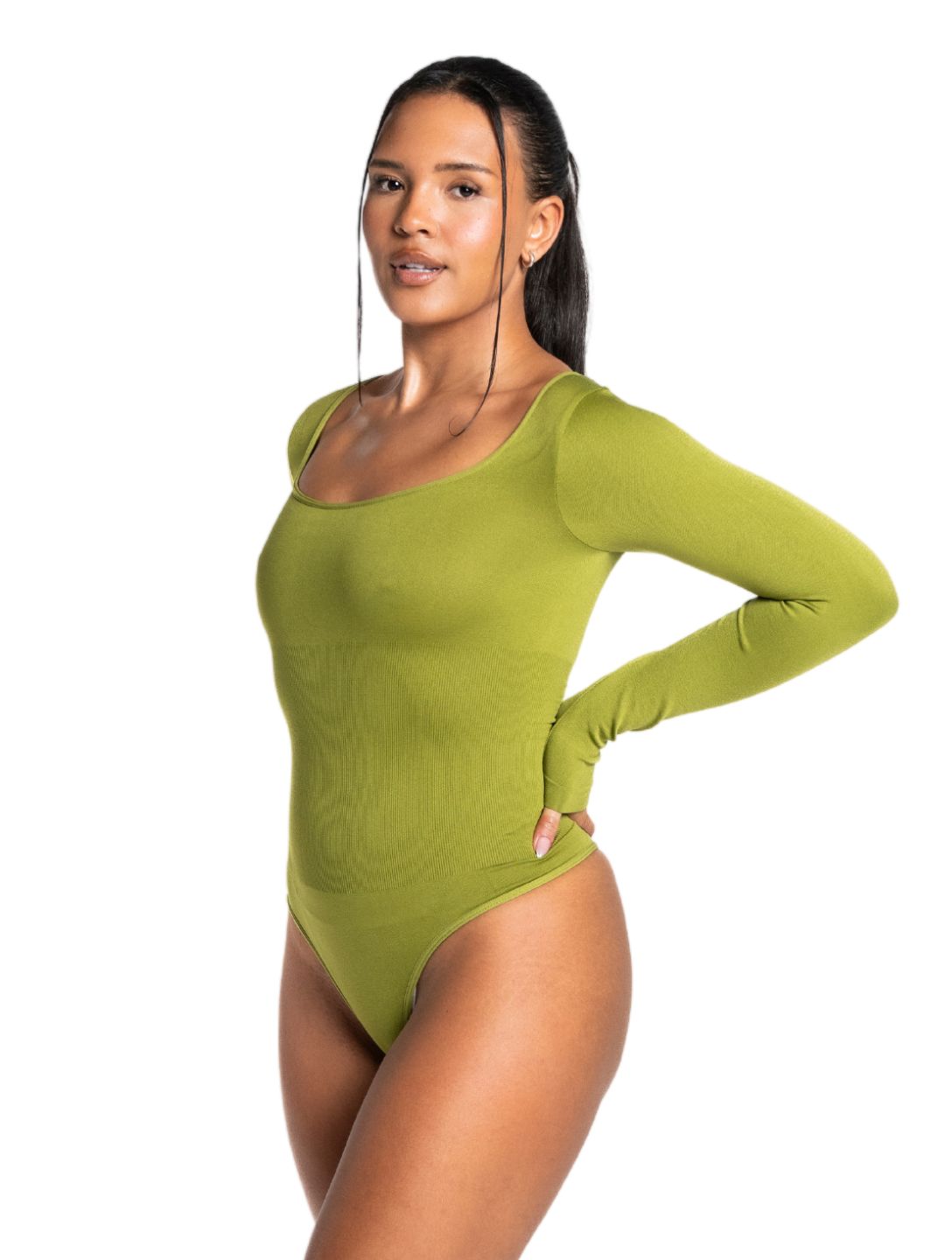 Formivelle Long Sleeve Thong Bodysuit