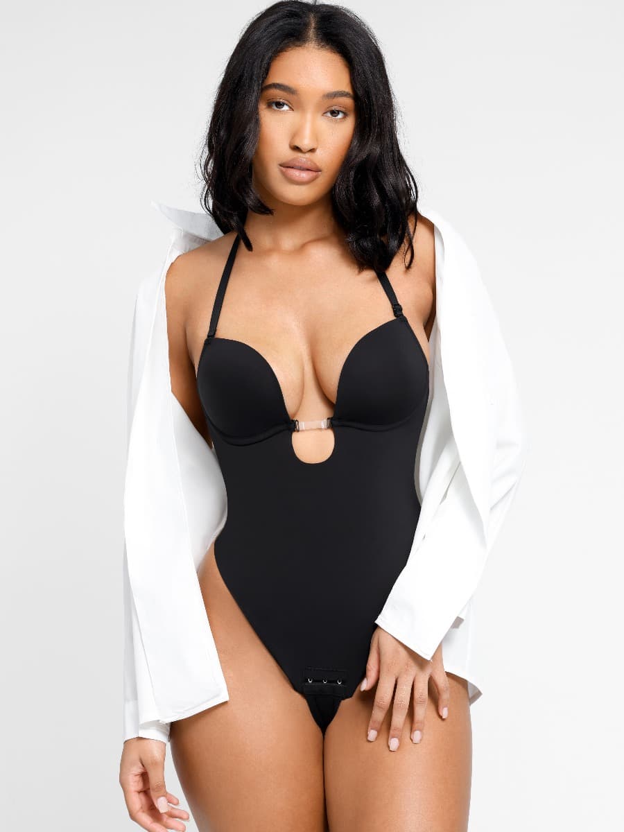 Formivelle The Classic V Soft Plunge Backless Body | Seamless Thong Foundation