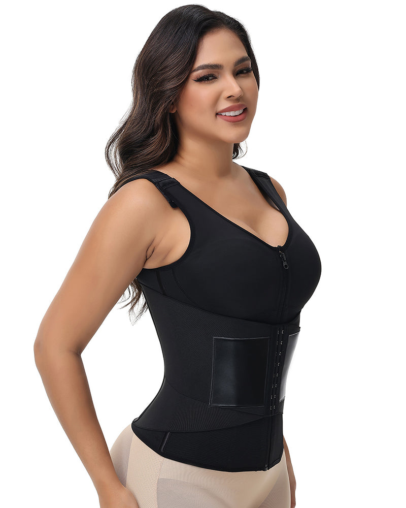 Formivelle Fajas Colombianas Double Compression Waist Trainer Vest